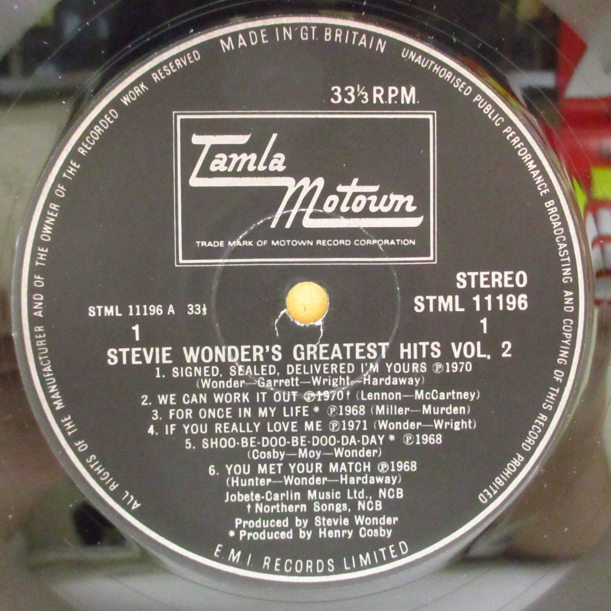 STEVIE WONDER (スティーヴィー・ワンダー)  - Greatest Hits Vol.2 (UK '72 初回オリジナル・ステレオLP/表面コーティング2面折り返しジャケ) ベスト第2弾