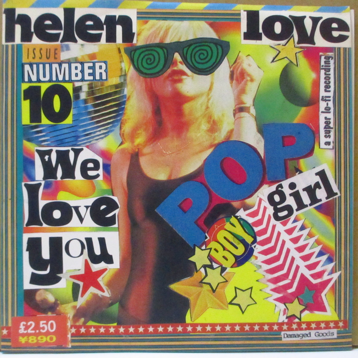 HELEN LOVE (ヘレン・ラヴ)  - We love You +3 (UK オリジナル「黒盤」 7インチ＋光沢ソフト紙ジャケ) '97年UKオリジナル