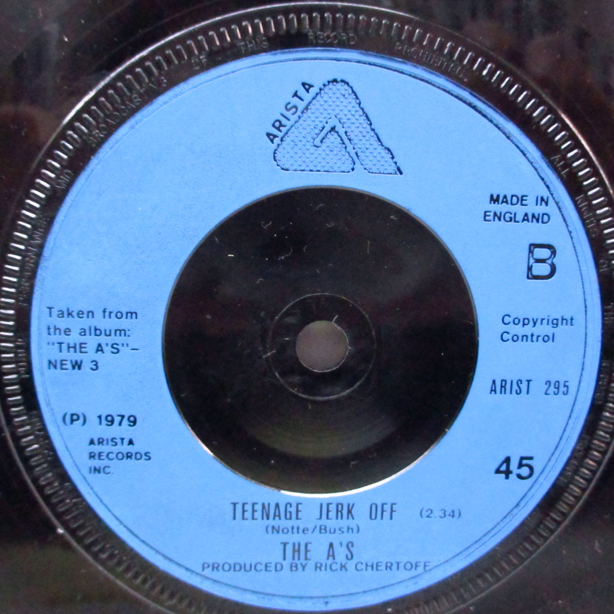 A's, THE (ジ・エーズ)  - After Last Night (UK オリジナル 7")