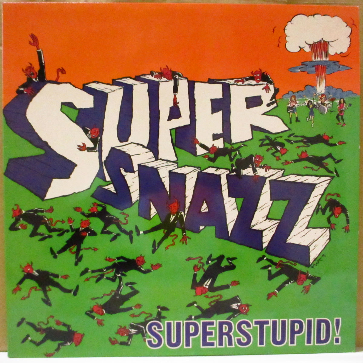 SUPERSNAZZ (スーパースナッズ)  - Superstupid! (US オリジナル「黒盤」 LP) '93年1stアルバム