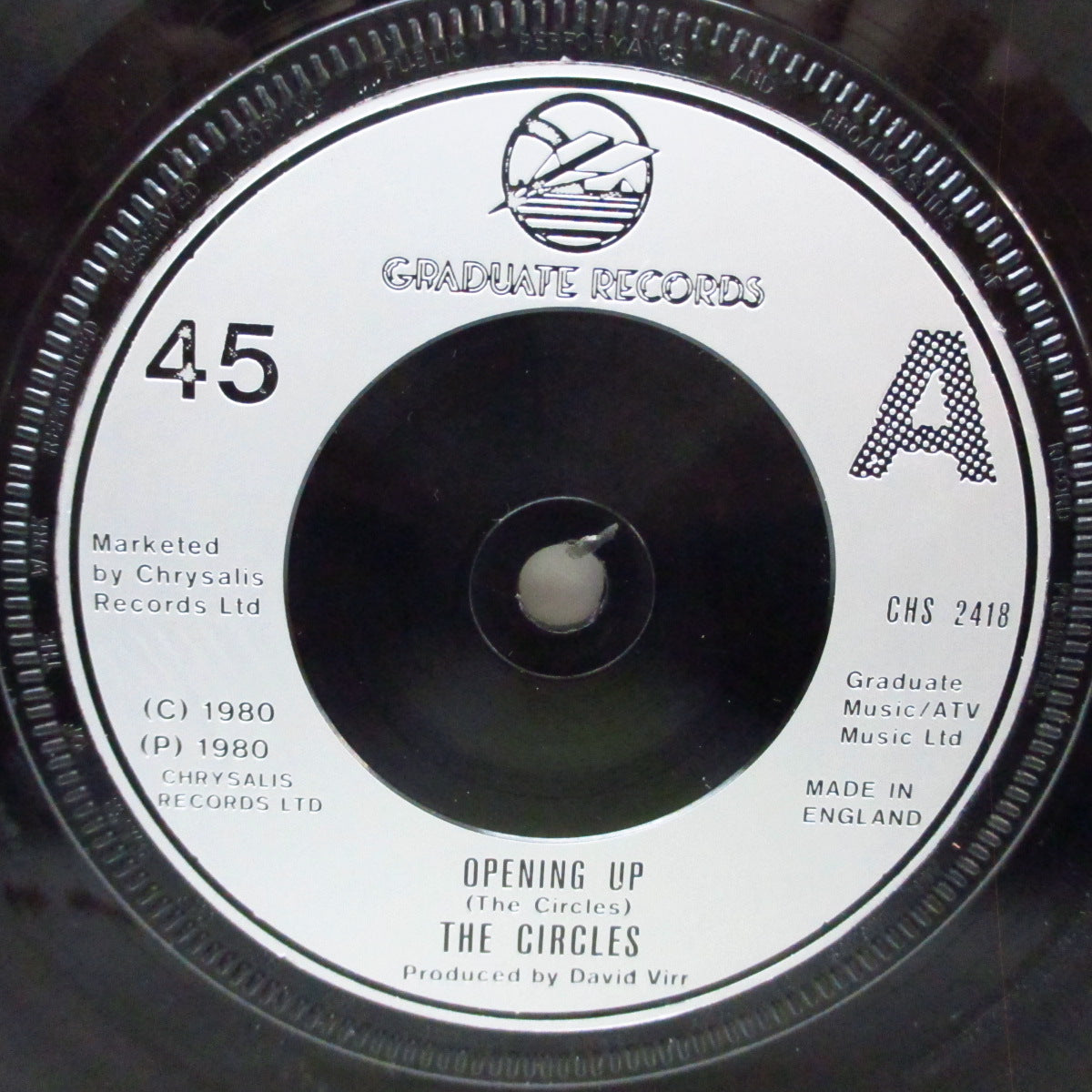 CIRCLES, THE (ザ ・サークルズ)  - Opening Up / Billy (UK '80 再発 7"+光沢固紙折り返しジャケ/CHS 2418) '79年ファースト！