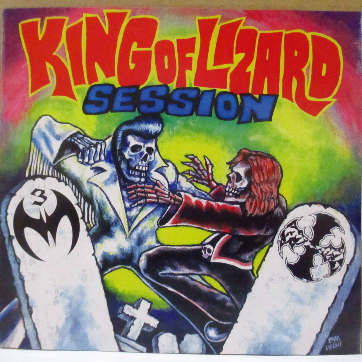 MAD 3 / ABNORMALS (マッド・スリー / アブノーマルズ)  - King Of Lizard Session (Japan '99年 限定3,000枚A面のみ33回転スプリット 7インチ/光沢ソフト紙ジャケ)