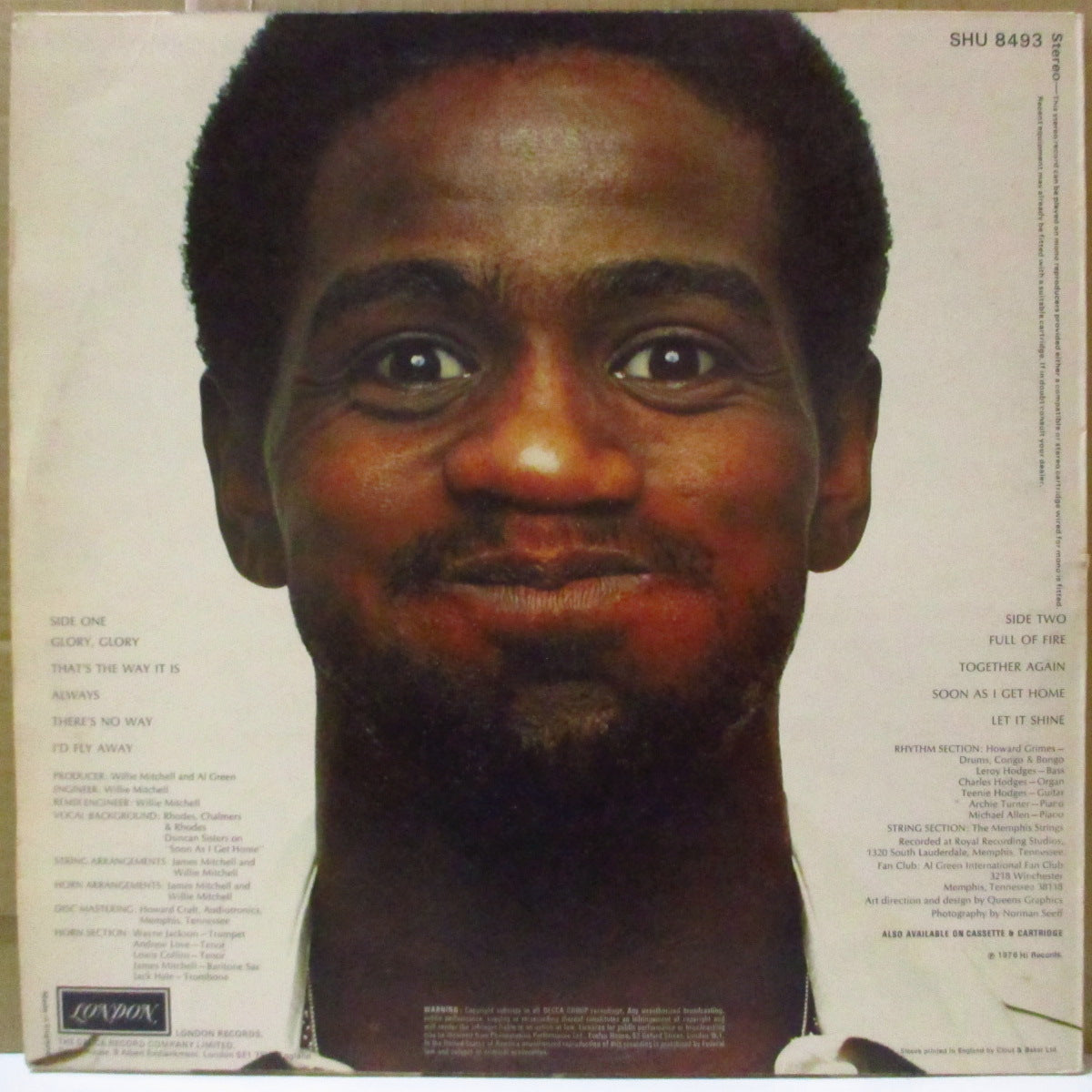 AL GREEN (アル・グリーン)  - Full Of Fire (UK '76 オリジナル・ステレオ LP) クロスオーヴァー名作！