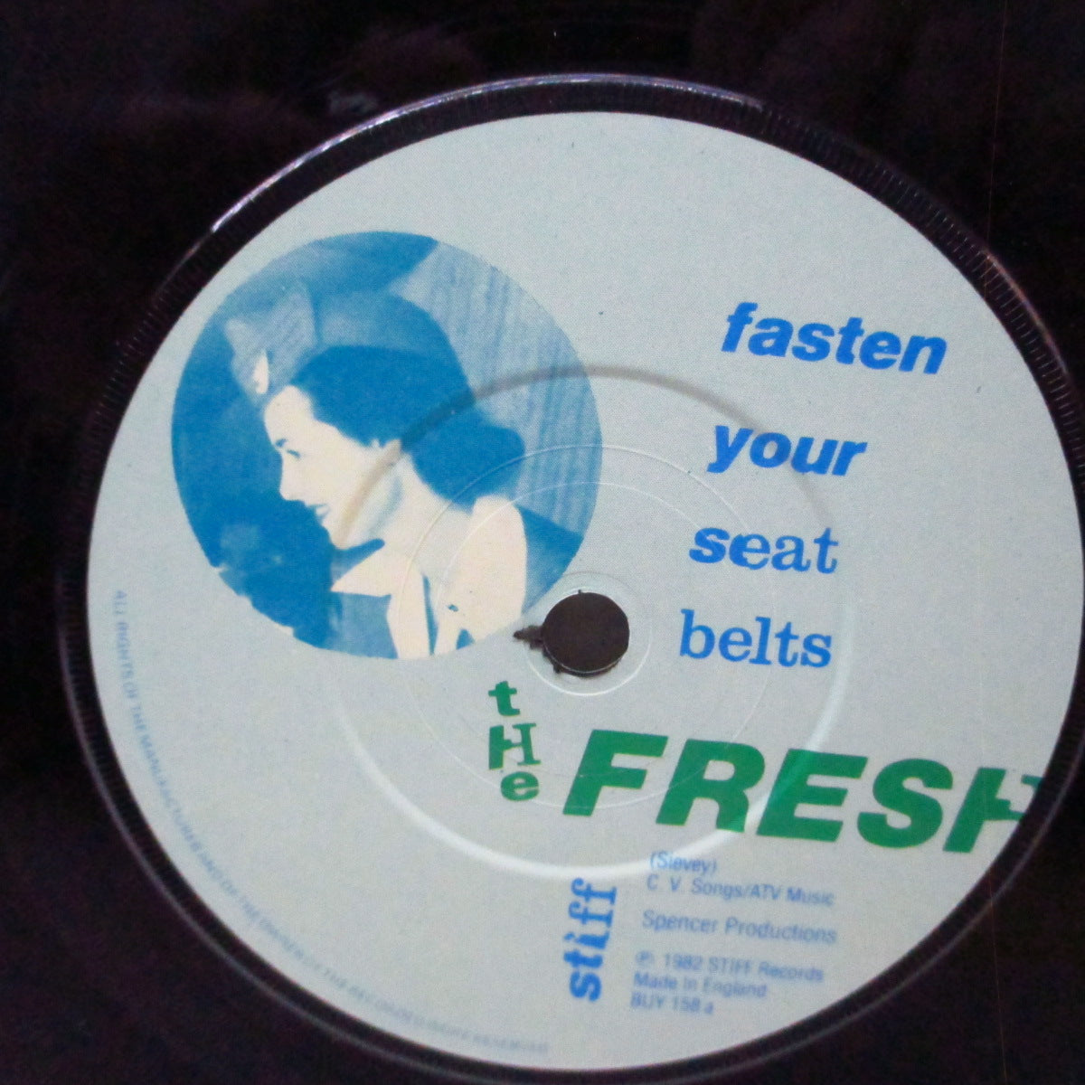 FRESHIES, THE (ザ・フレッシーズ)  - Fasten Your Seat Belts (UK オリジナル 7"/光沢固紙折り返しジャケ)