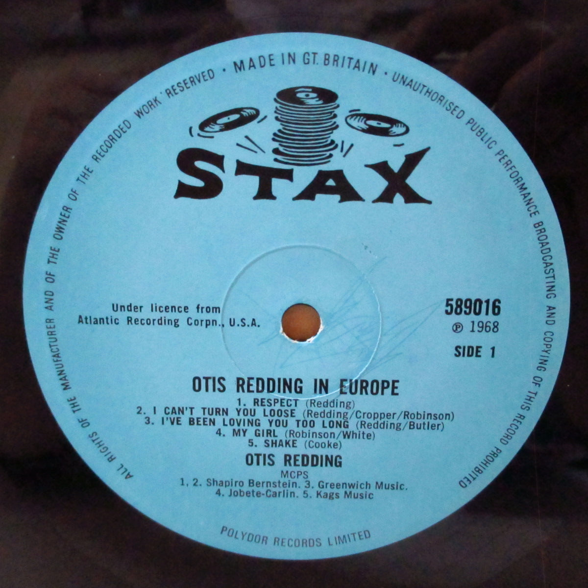 OTIS REDDING (オーティス・レディング)  - Otis Redding In Europe (UK '68 初回Staxオリジナル・モノラルLP/初回両面コーティングジャケ) 英独自ジャケ、近年稀な美品！