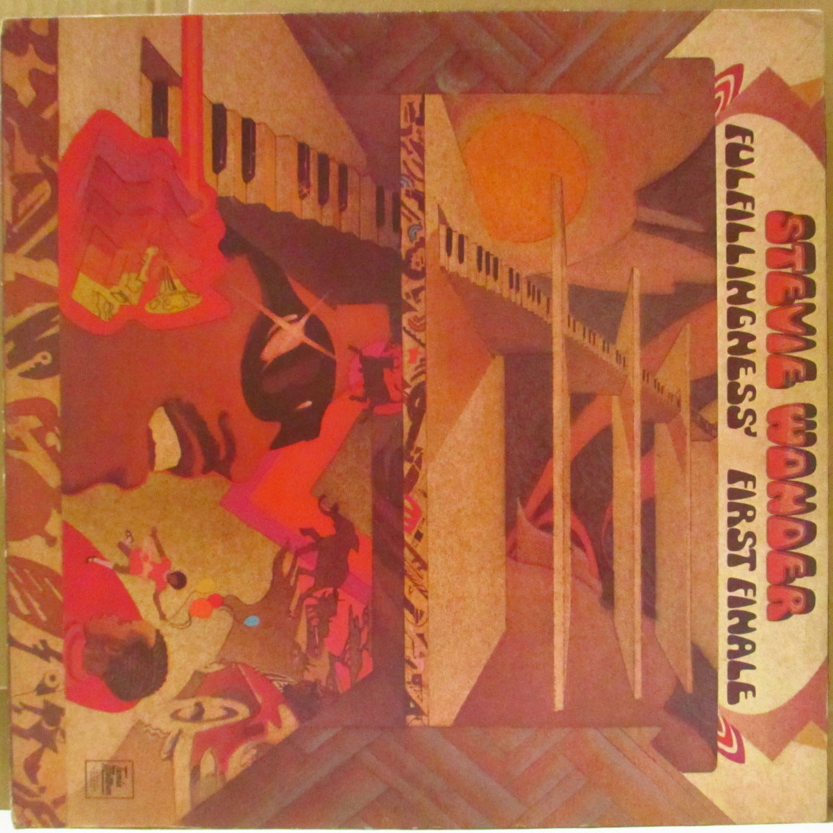 STEVIE WONDER (スティーヴィー・ワンダー)  - Fulfillingness' First Finale (UK '74 オリジナル・ステレオ LP/見開きジャケ)全米1位名作「悪夢」