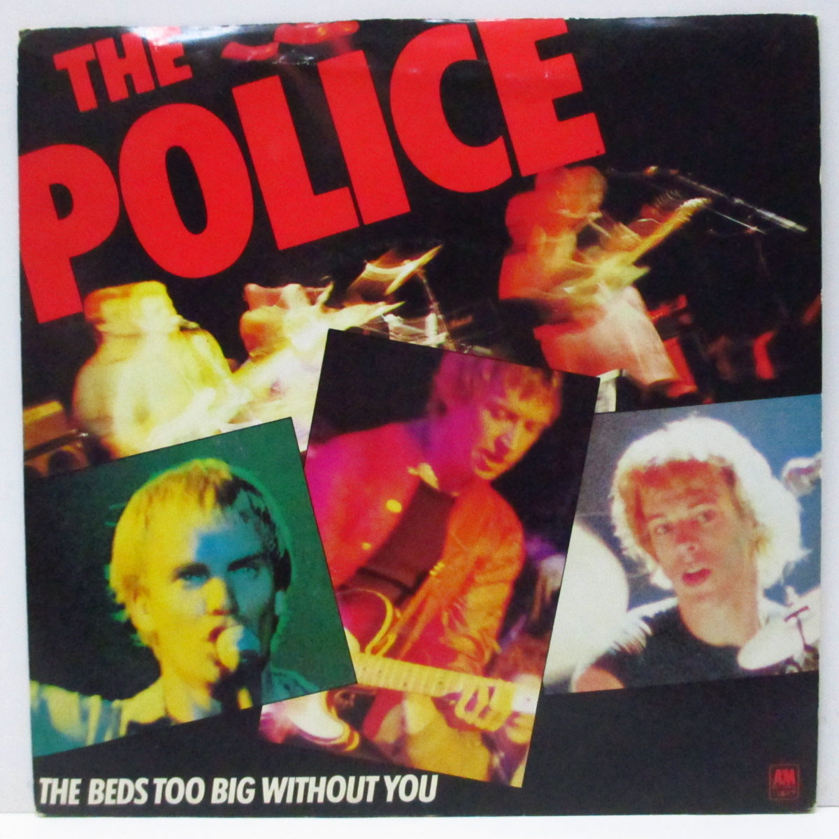 POLICE, THE (ザ ・ポリス)  - The Beds Too Big Without You (UK 限定「ブルーヴァイナル」7"/光沢固紙ジャケ) 「Six Pack 」からのバラ売り !