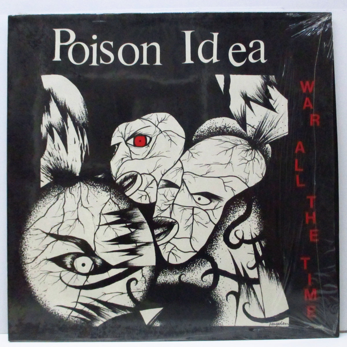 POISON IDEA (ポイズン・アイデア)  - War All The Time (US オリジナル LP+インナー）'87年セカンド！