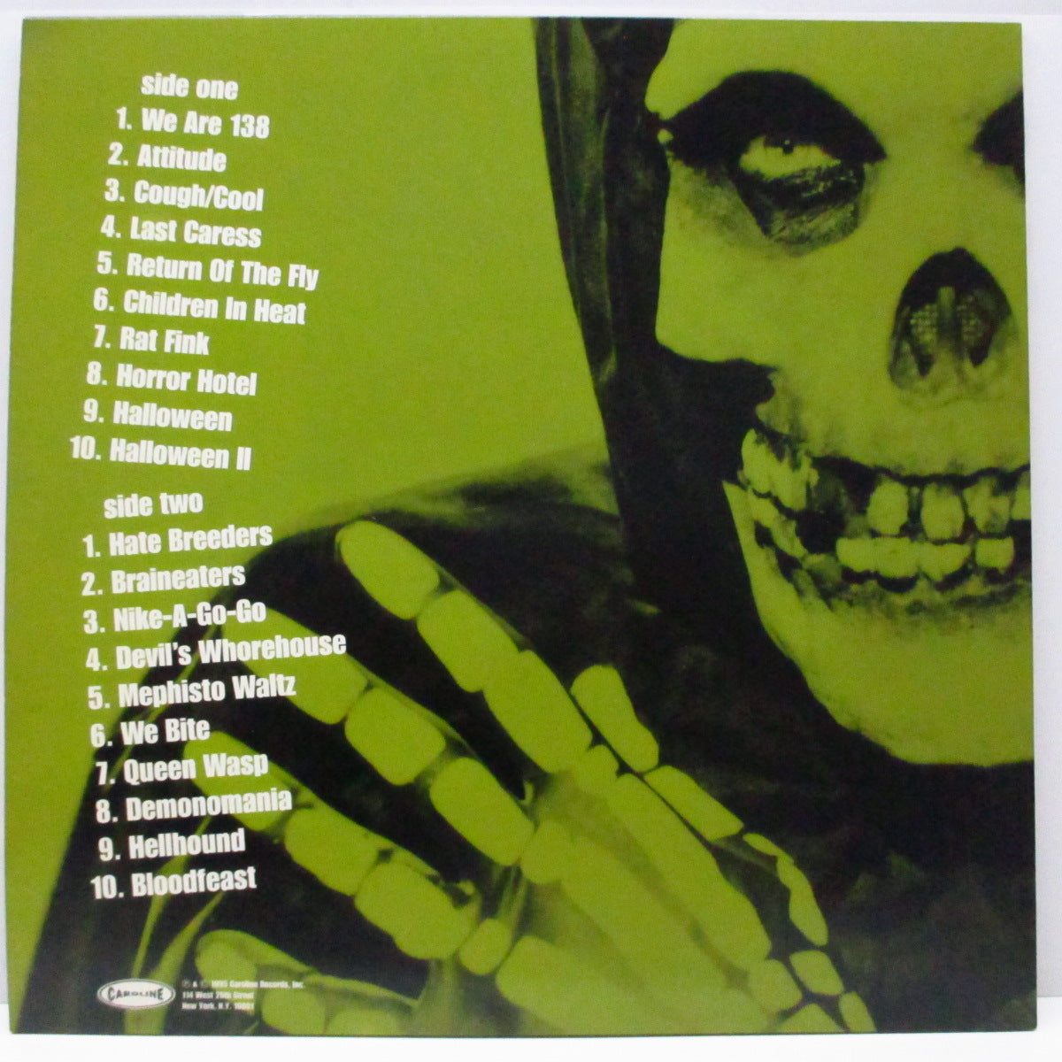 MISFITS (ミスフィッツ)  - Collection II (US '96 正規再発「黒盤」LP+インナー）