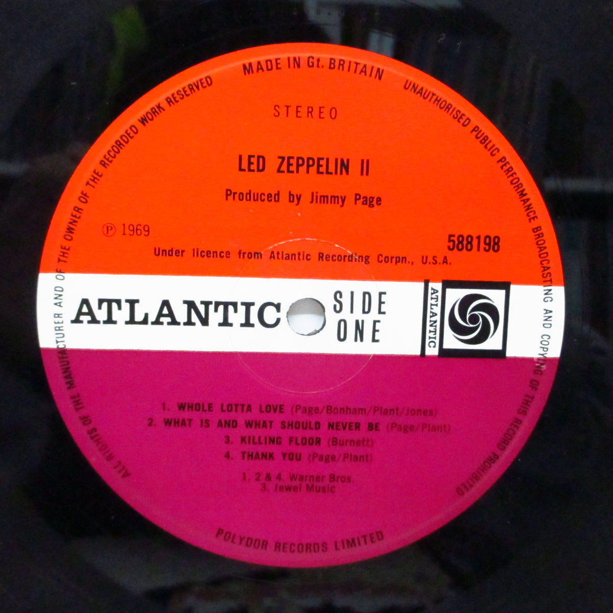 LED ZEPPELIN (レッド・ツェッペリン)  - Led Zeppelin 2 (UK '69 セカンドプレス「レッド＆マルーンラベ」 LP+見開ジャケ/Kiling Floor)