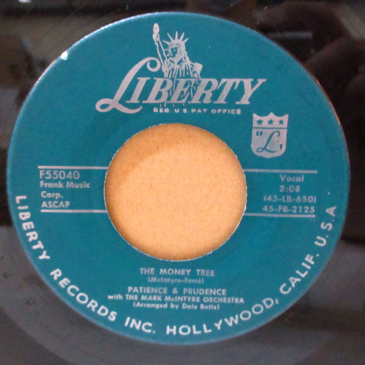 PATIENCE & PRUDENCE (ペイシェンス & プルーデンス)  - Gonna Get Along Without Ya Now (US '56 オリジナル 7インチ+カンパニースリーブ)ロリータ姉妹デュオ超キュート・ナンバー！