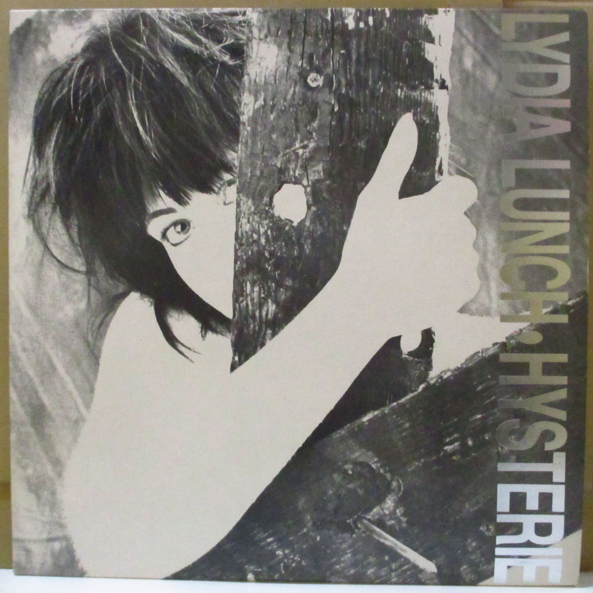 LYDIA LUNCH (リディア・ランチ)  - Hysterie (UK 限定 2xLP+固紙インナー, ソフト紙インサート/エンボス光沢ジャケ)