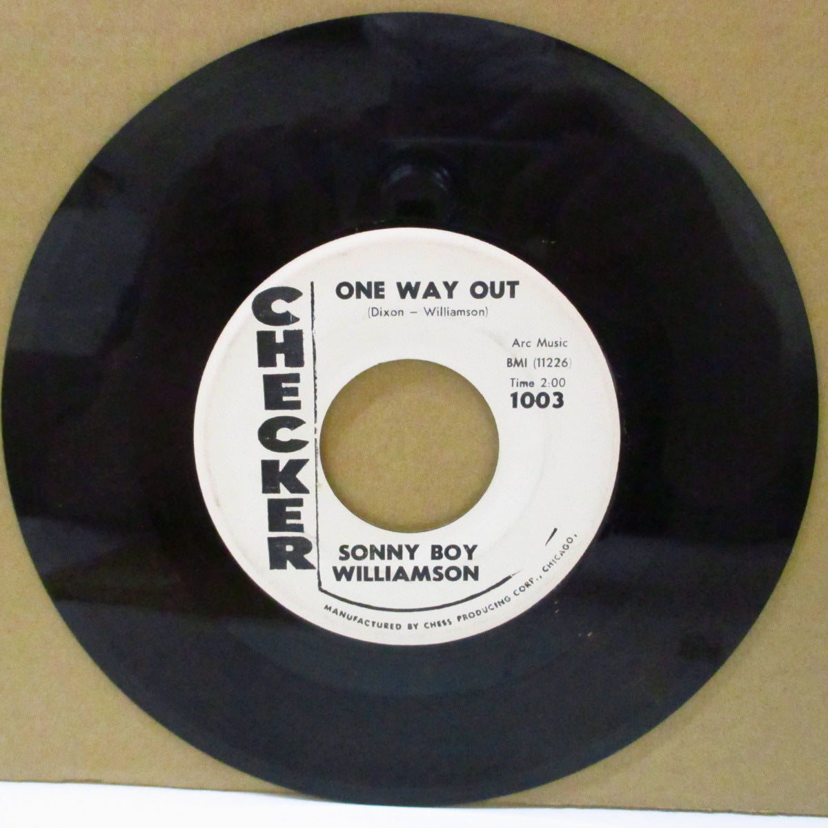 SONNY BOY WILLIAMSON (ソニー・ボーイ・ウイリアムソン)  - One Way Out (US '62 プロモ白ラベ ７インチ)ロッキン・ブルース！