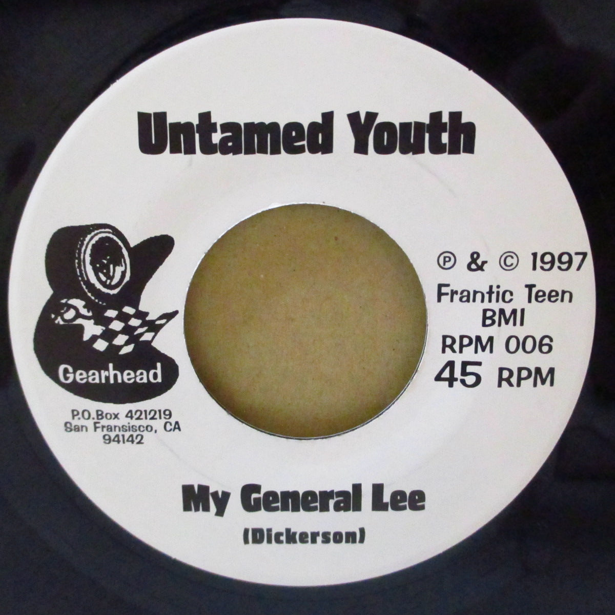 UNTAMED YOUTH, THE / SOUTHERN CULTURE ON THE SKIDS (アンテイムド・ユース / サザン・カルチャー・オン・ザ・スキッズ)  - My General Lee (US '97 オリジナル 7インチ/マットソフト紙ジャケ)