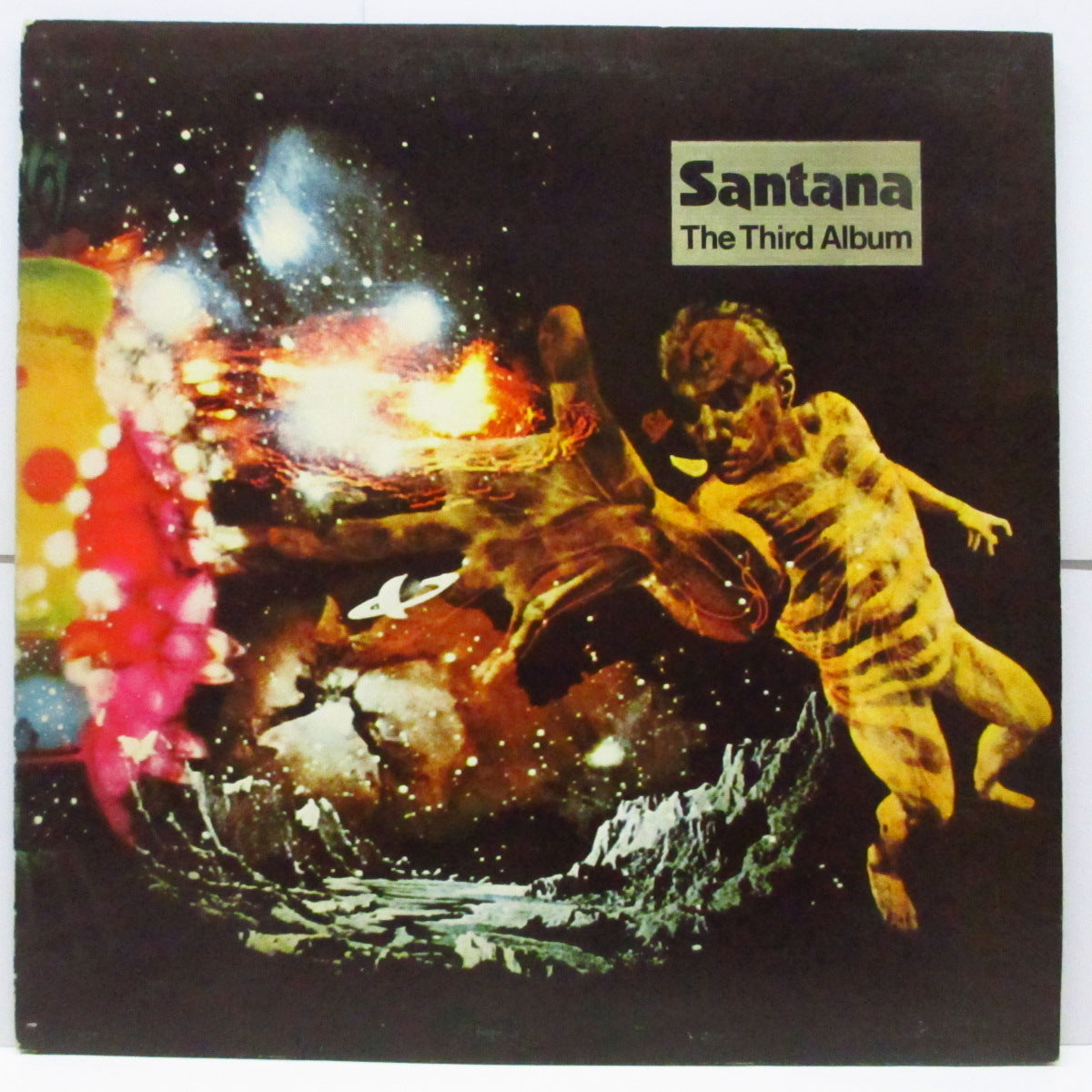 SANTANA (サンタナ)  - Santana 3 (UK オリジナル「濃オレンジラベ」LP/「Shorewood社」金ステッカー付光沢見開ジャケ)