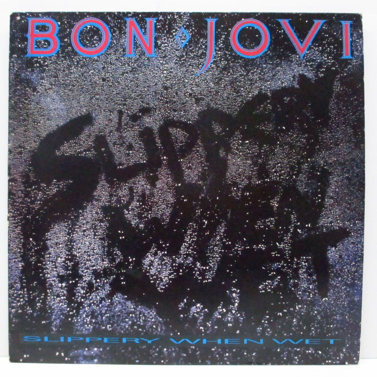 BON JOVI (ボン・ジョヴィ)  - Slippery When Wet (UK オリジナル LP+インナー)