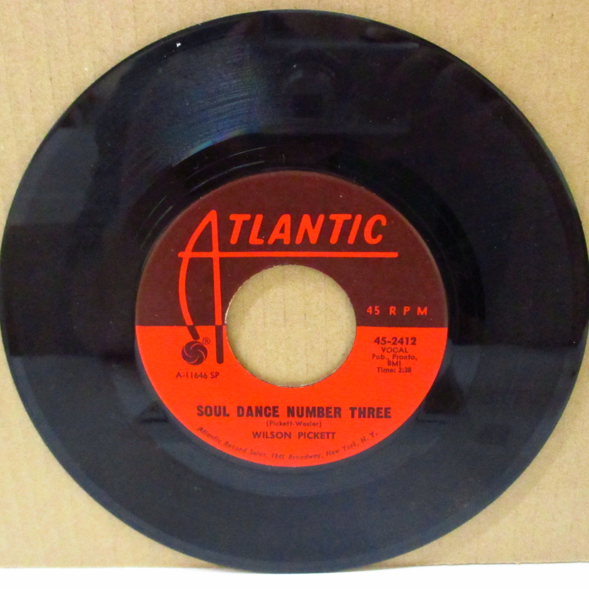 WILSON PICKETT (ウィルソン・ピケット)  - Soul Dance Number Three (US '67 オリジナル 7インチ) ファンキー・ノーザン名曲