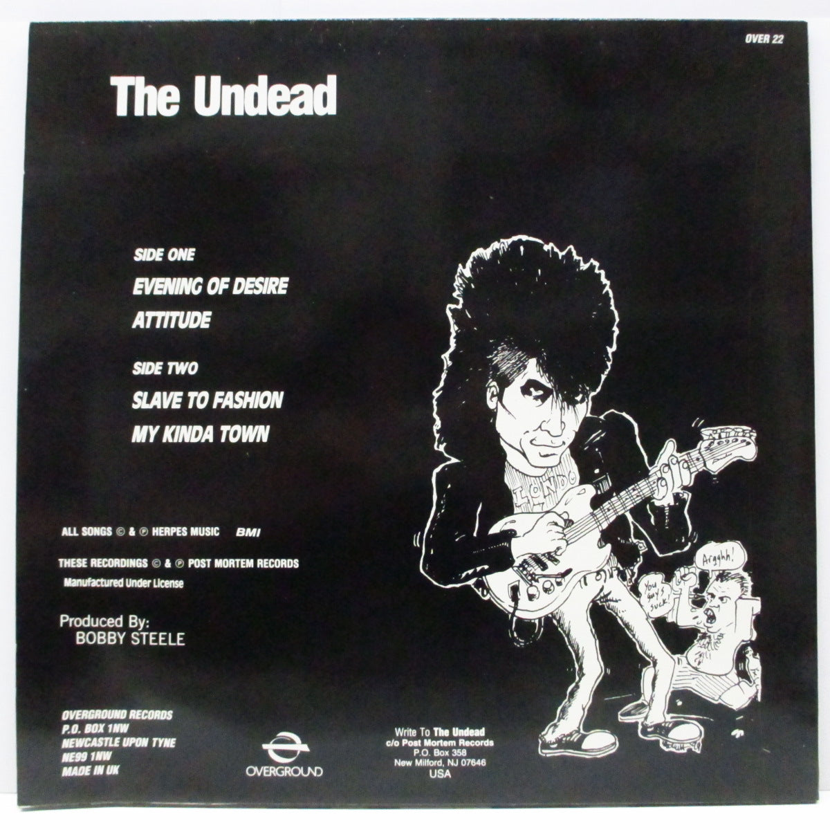 UNDEAD, THE (ジ・アンデッド)  - Evening Of Desire (UK オリジナル 12")