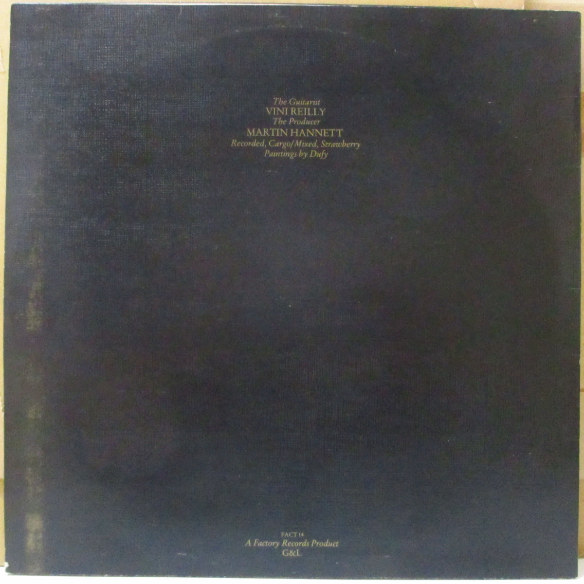 DURUTTI COLUMN, THE (ドルッティ・コラム)  - The Return Of The Durutti Column (UK '80 再発 LP/絹目ジャケ)