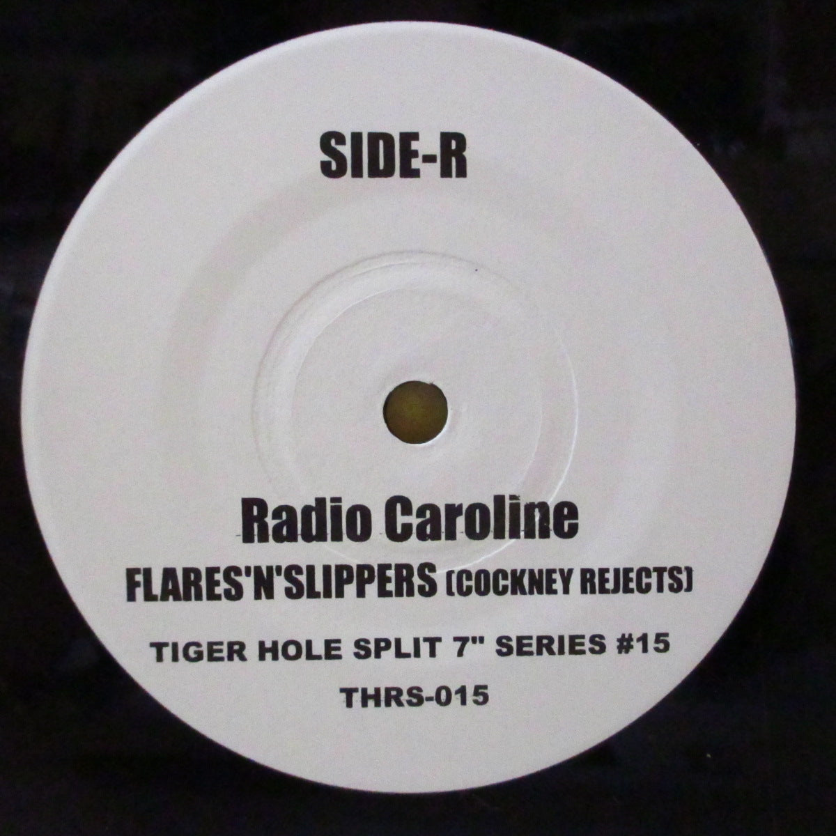 RADIO CAROLINE / TURN-TABLES, THE (レディオ・キャロライン / ザ・ターンテーブルス)  - S.T. <Split Single> (Japan オリジナル 7インチ+レッド&ブラック光沢ソフト紙ジャケ) '04年スプリットシングル