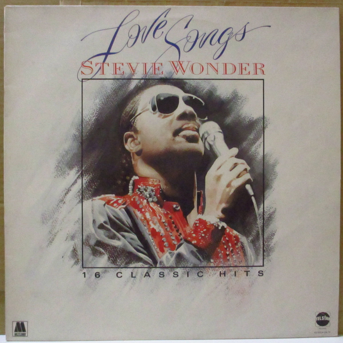 STEVIE WONDER (スティーヴィー・ワンダー)  - Love Songs : 16 Classic Hits (UK '84 オリジナル・ステレオ LP)欧州、OZ/NZで発表の独自「恋歌」編集コンピ全16曲。