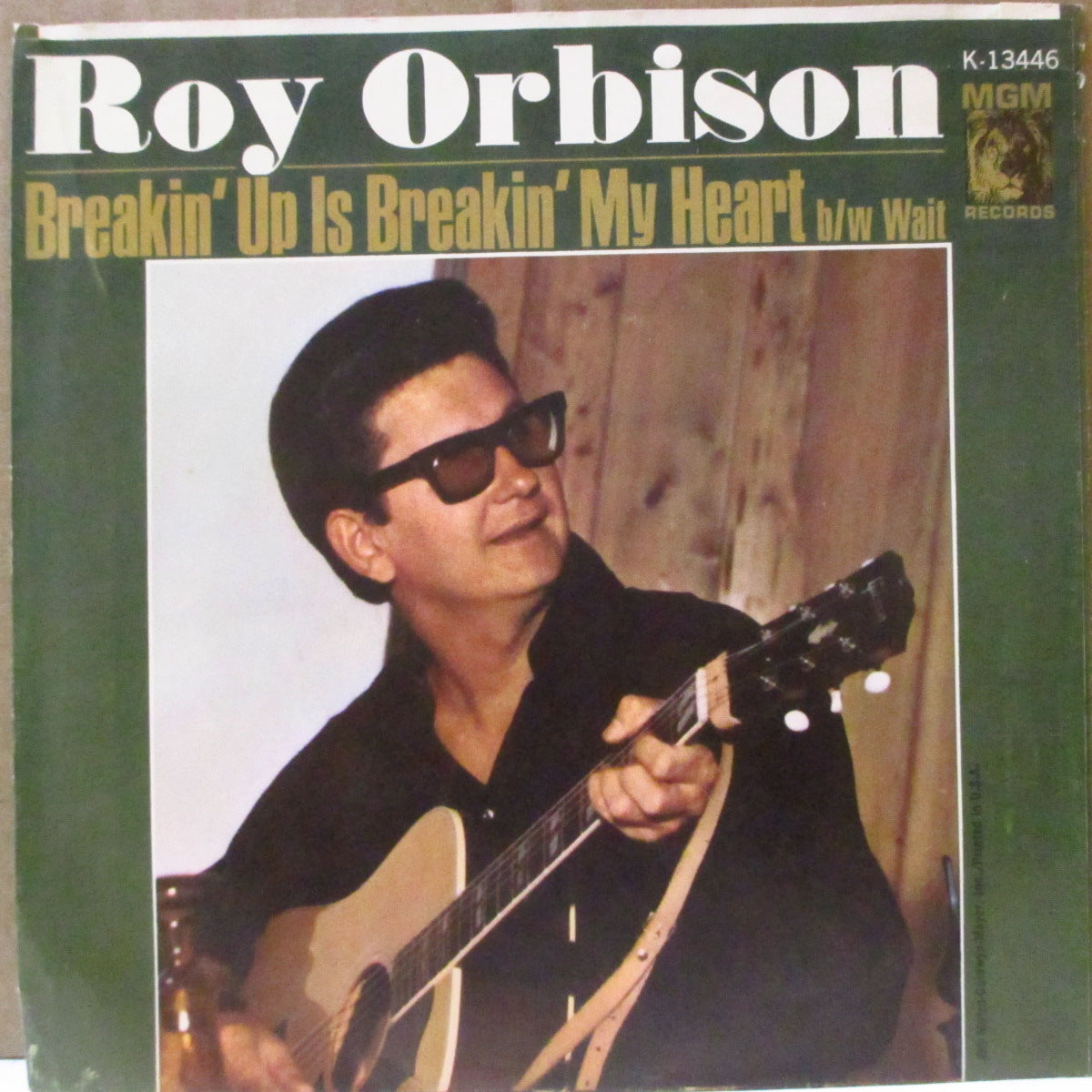 ROY ORBISON (ロイ・オービソン)  - Breakin' Up Is Breakin' My Heart (US '66 オリジナル・ジャケ付 7インチ)ロッキン・ティーンポップ！