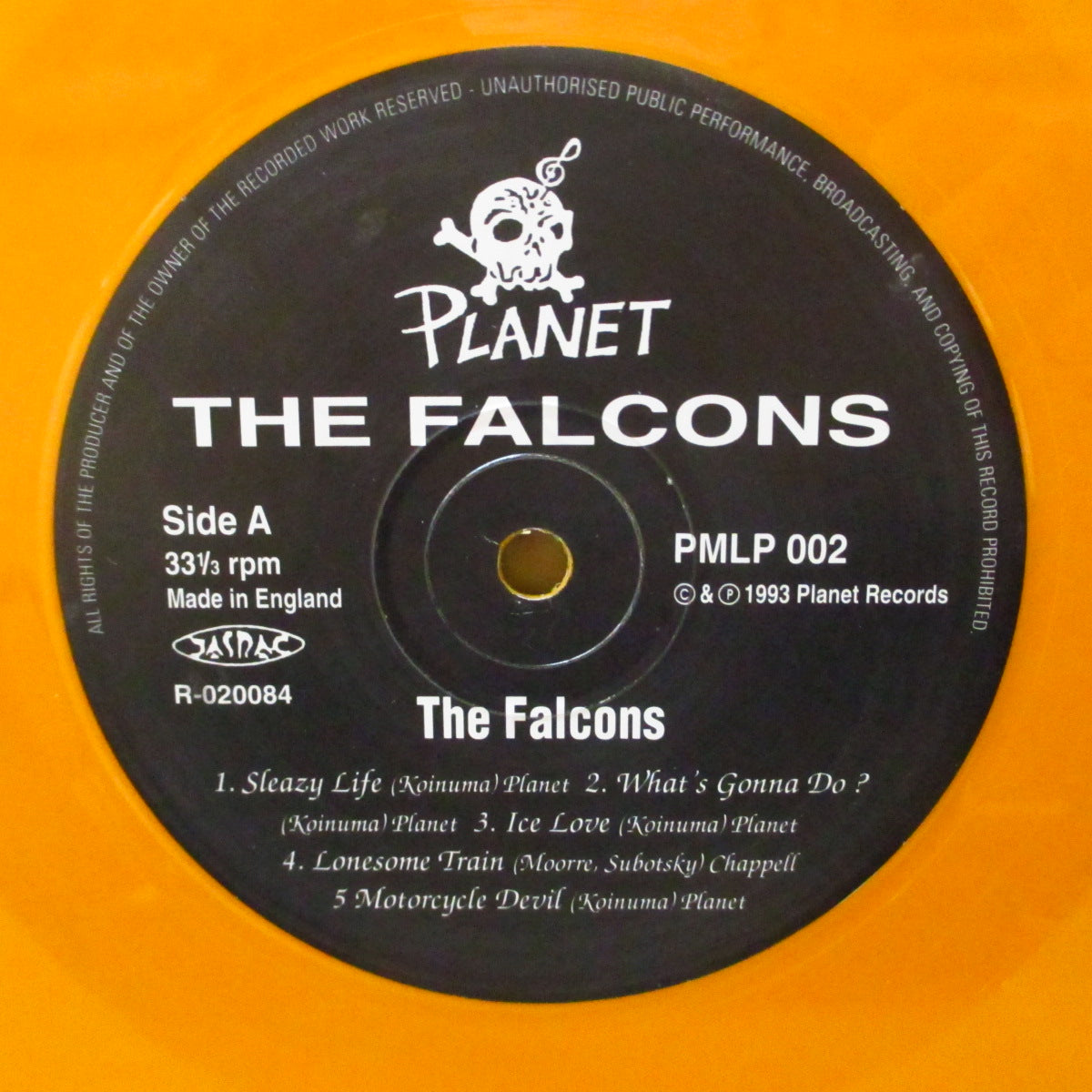 FALCONS (ファルコンズ)  - The Falcons (Japan 限定「オレンジ盤」 MLP+ミニポスター) '90年1stミニアルバム