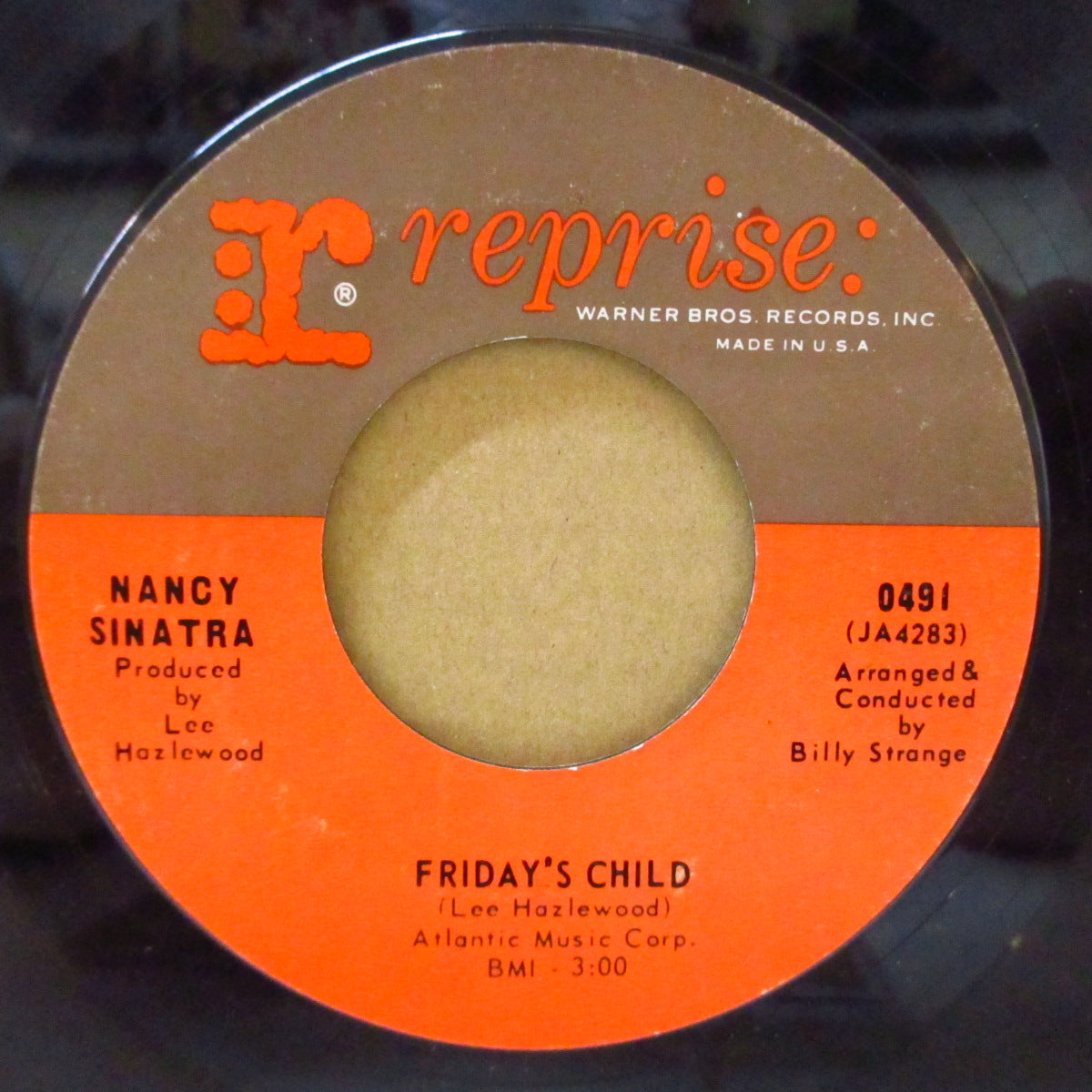 NANCY SINATRA (ナンシー・シナトラ)  - Friday's Child / Hutchinson Jail (US '66 オリジナル 7インチ)ブルージィ・スロウ・ポップ