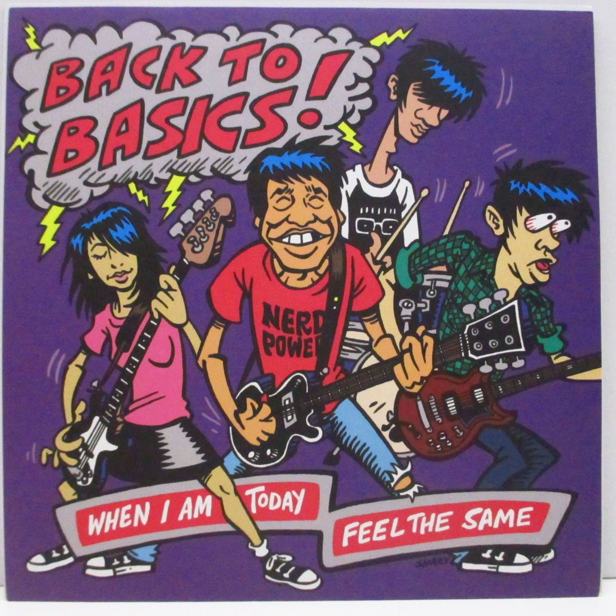 BACK TO BASICS (バック・トゥー・ベーシックス)  - When I Am Today (Japan '13 オリジナル 7"/光沢ソフト紙二つ折りジャケ) ex.ファーストアラート！
