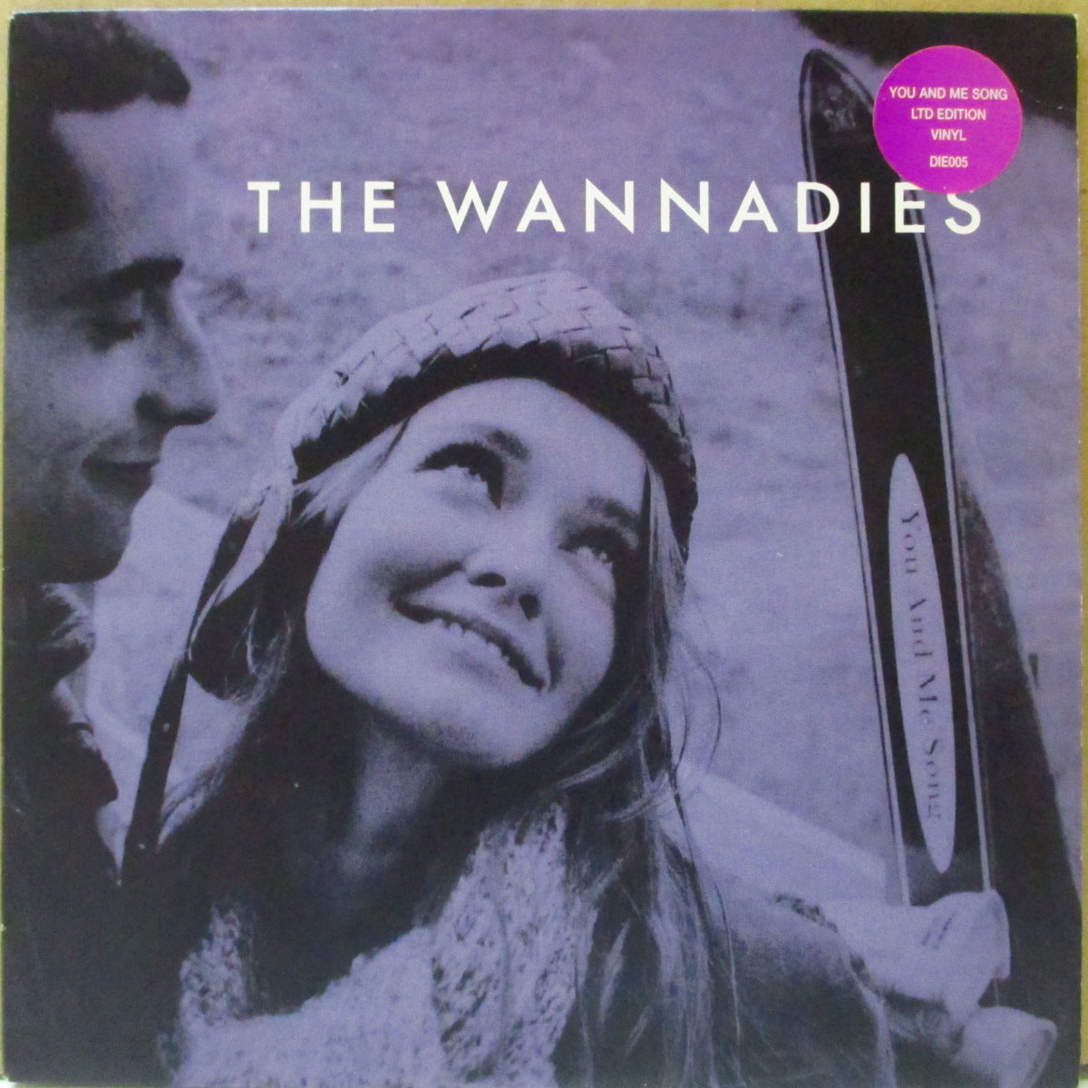 WANNADIES, THE (ワナダイズ)  - You And Me Song +2 (UK 4,000枚限定再発「クリア・ブルーヴァイナル」7インチ+レアステッカー付きナンバリング入り光沢固紙ジャケ)