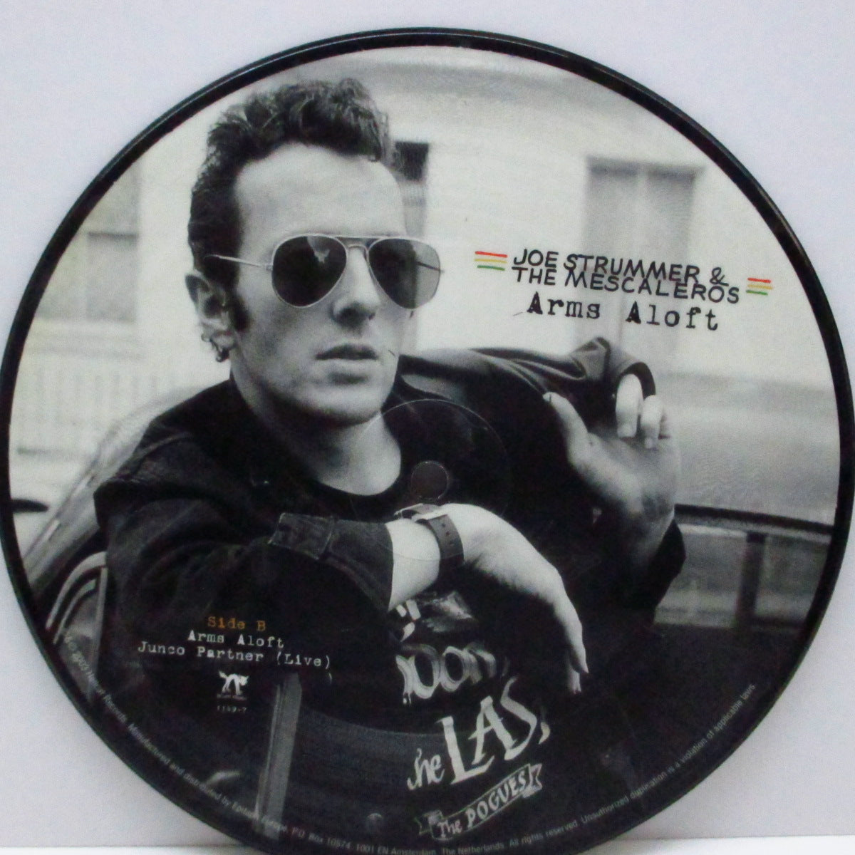 JOE STRUMMER & THE MESCALEROS (ジョー・ストラマー & ザ・メスカレロス)  - Redemption Song (Dutch 限定ピクチャー 7"+ナンバリング入ステッカー付ポリCVR)