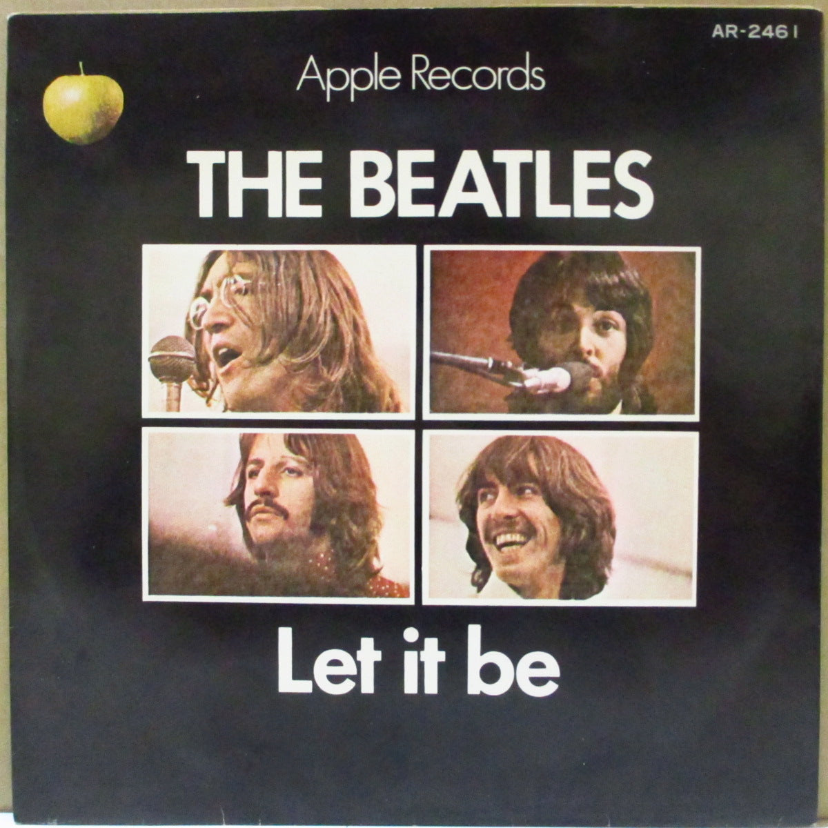 BEATLES (ビートルズ)  - Let It Be (Japan '73 再発「AR-2461」7インチ+インサート/「¥500表記」光沢固紙ジャケ)