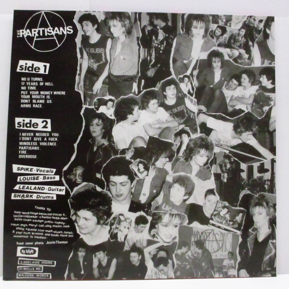 PARTISANS, THE (ザ・パルチサンズ)  - S.T. (EU 90's 限定リプロ再発 LP) '83年ファースト！