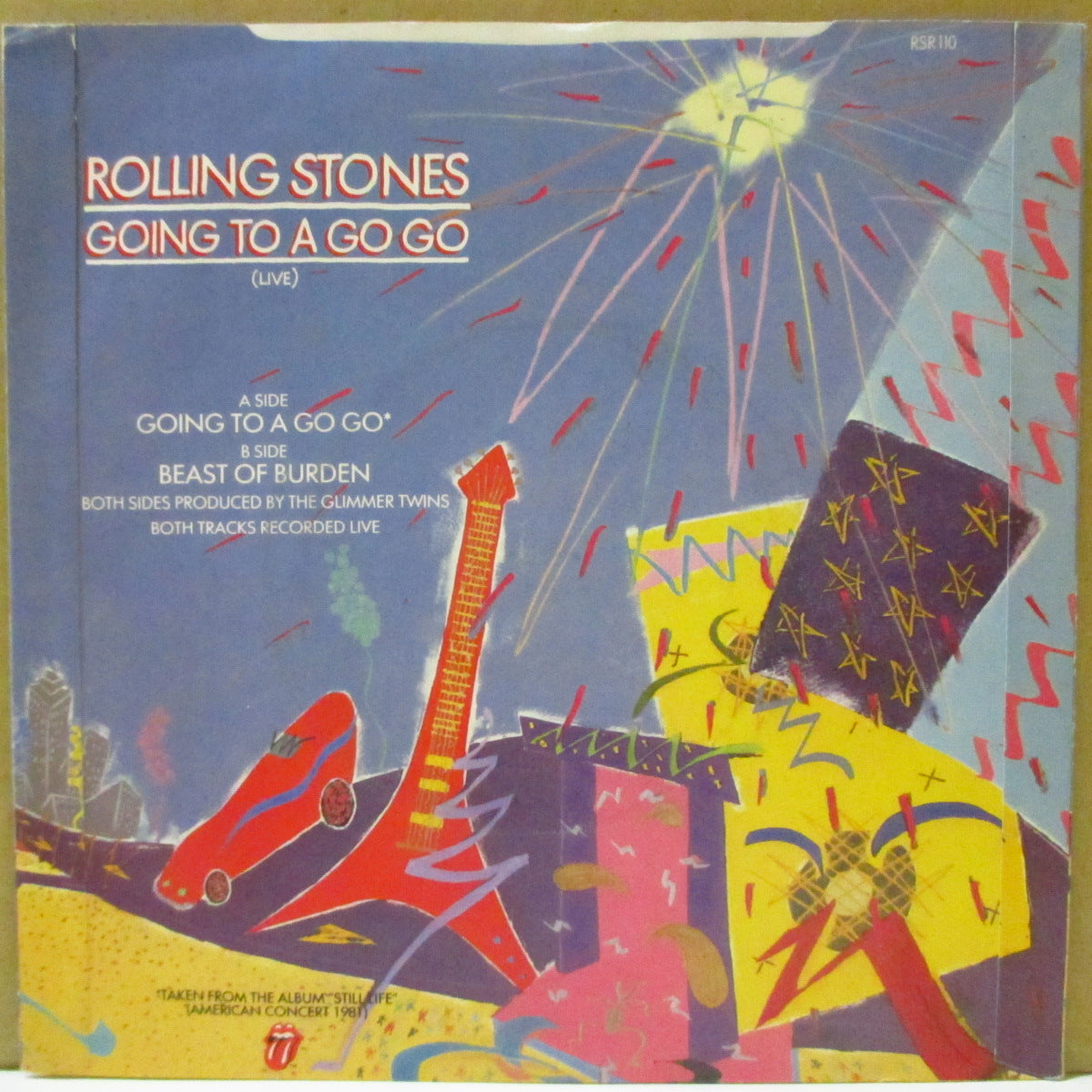 ROLLING STONES (ローリング・ストーンズ)  - Going To A Go Go (UK '82 オリジナル 7インチ+光沢ジャケ)