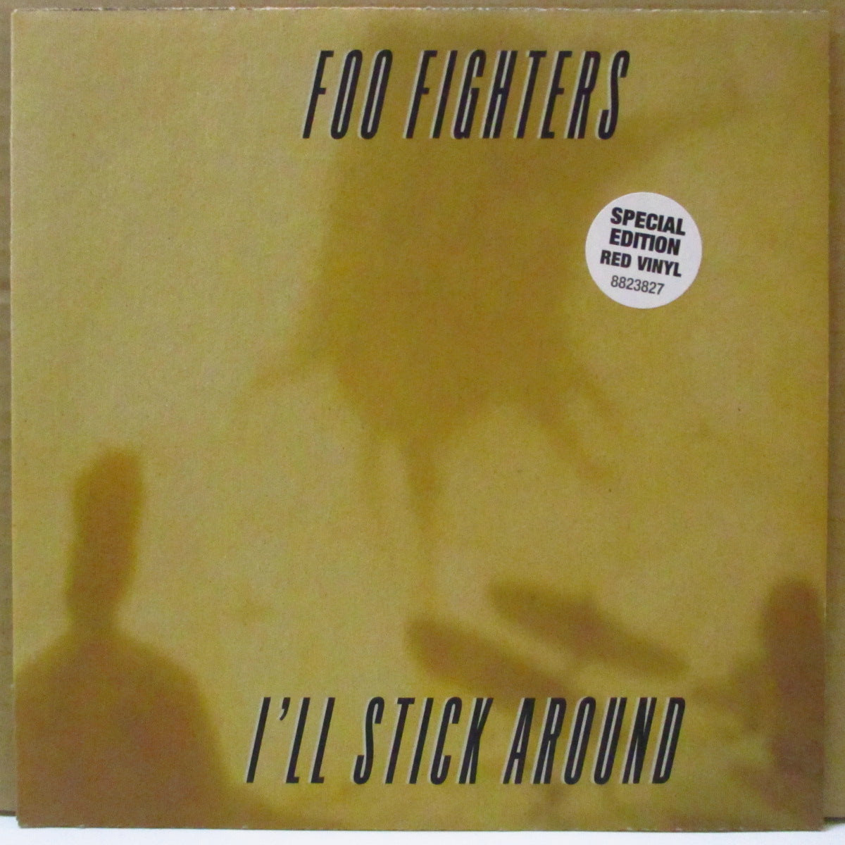 FOO FIGHTERS (フー・ファイターズ)  - I'll Stick Around (UK 限定レッドヴァイナル 7インチ/レアステッカー付きざら紙ジャケ)