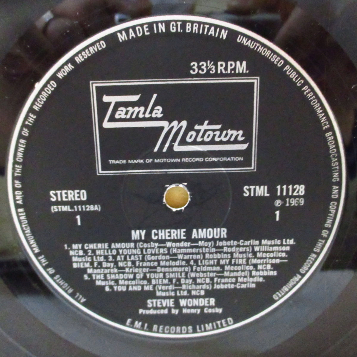 STEVIE WONDER (スティーヴィー・ワンダー)  - My Cherie Amour (UK '70 初回オリジナル・ステレオ LP/表面コーティング3面折り返し有りジャケ)近年稀な美品