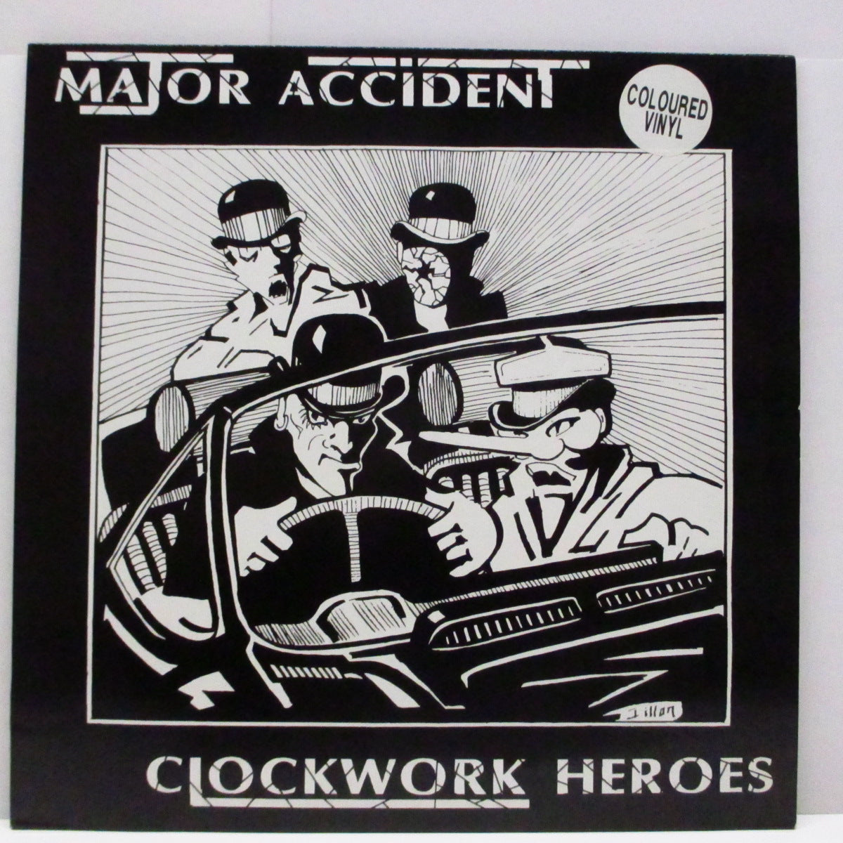 MAJOR ACCIDENT (メジャー・アクシデント)  - Clockwork Heroes (UK '98 限定再発「ホワイトヴァイナル」LP/AHOY LP 16) シングル集！