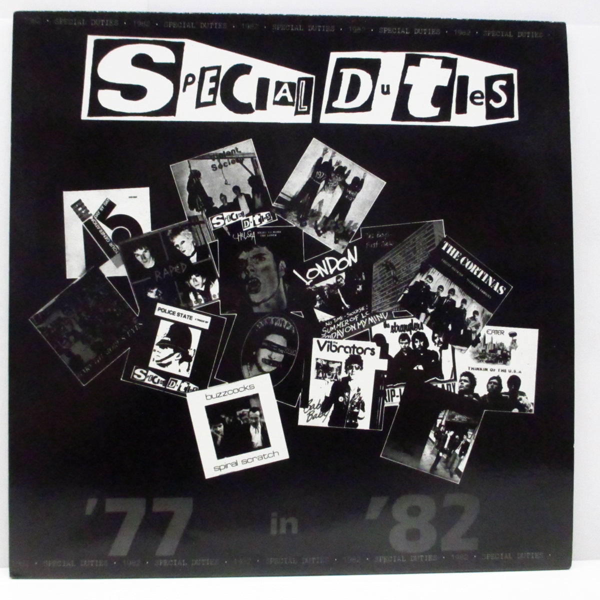 SPECIAL DUTIES (スペシャル・デューティーズ)  - '77 in '82 (UK '96 再発「ブラックヴァイナル」LP+インサート/AHOY LP 35) '82年ファースト！