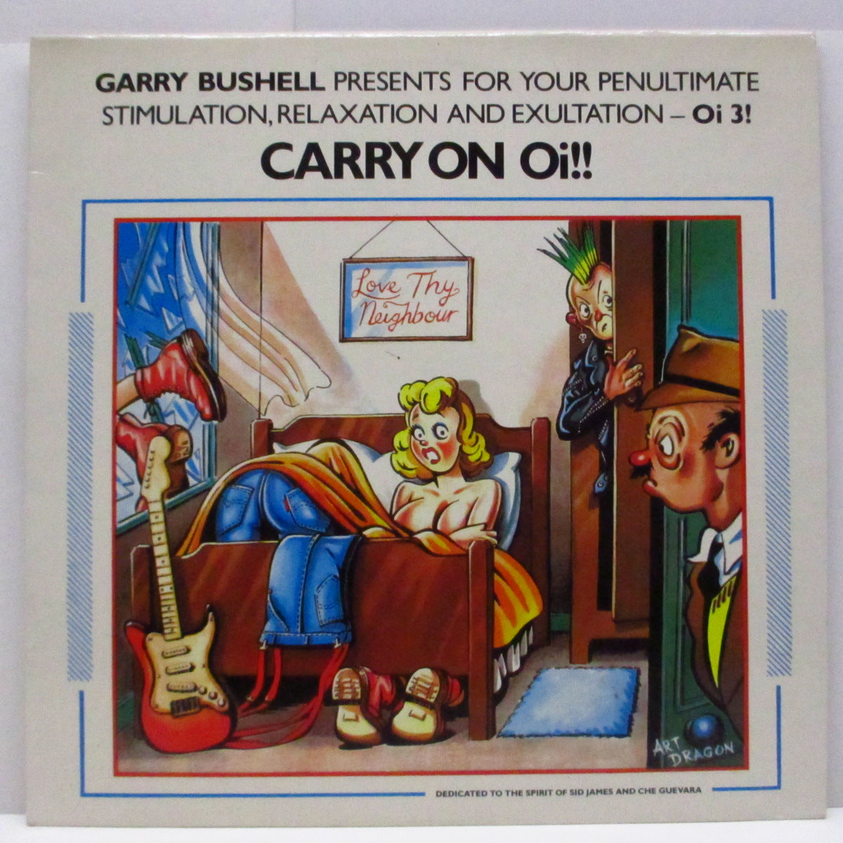 V.A. (80's UK Oi!コンピ！)  - Carry On Oi!! (UK '96 限定再発「グリーンヴァイナル」LP/STEP LP18)