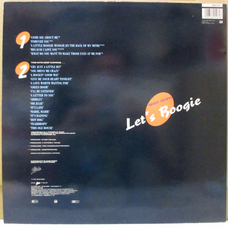 SHAKIN' STEVENS (シェイキン・スティーヴンス)  - Let's Boogie (UK オリジナル LP+ソフト紙インナー)