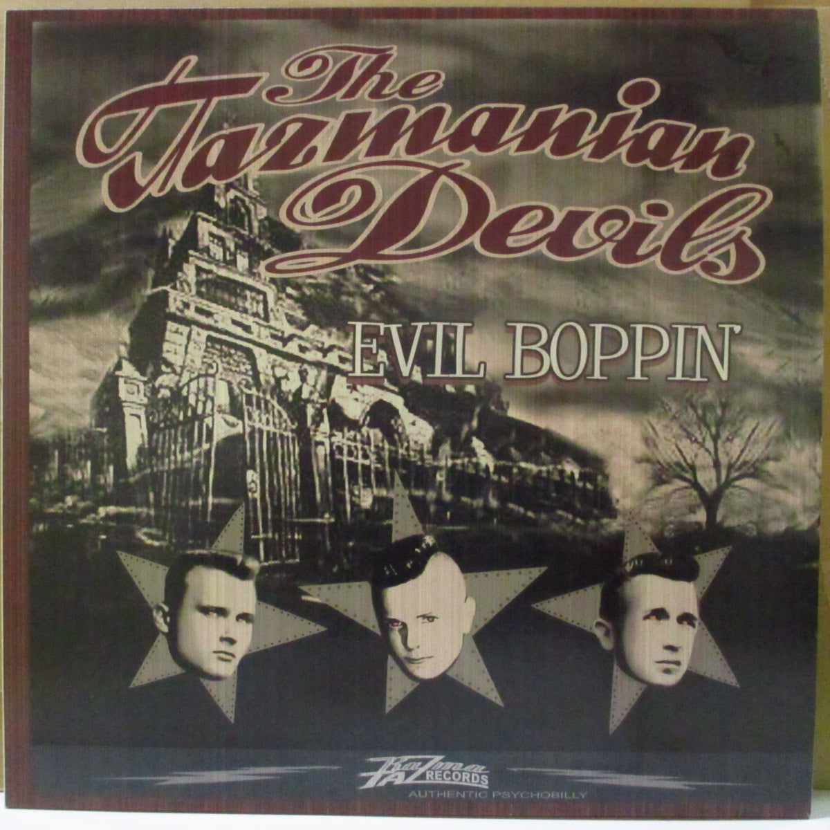TAZMANIAN DEVILS, THE (ザ・タズマニアン・デヴィルス)  - Evil Boppin (German 限定「赤盤」 LP) '05年1stアルバム