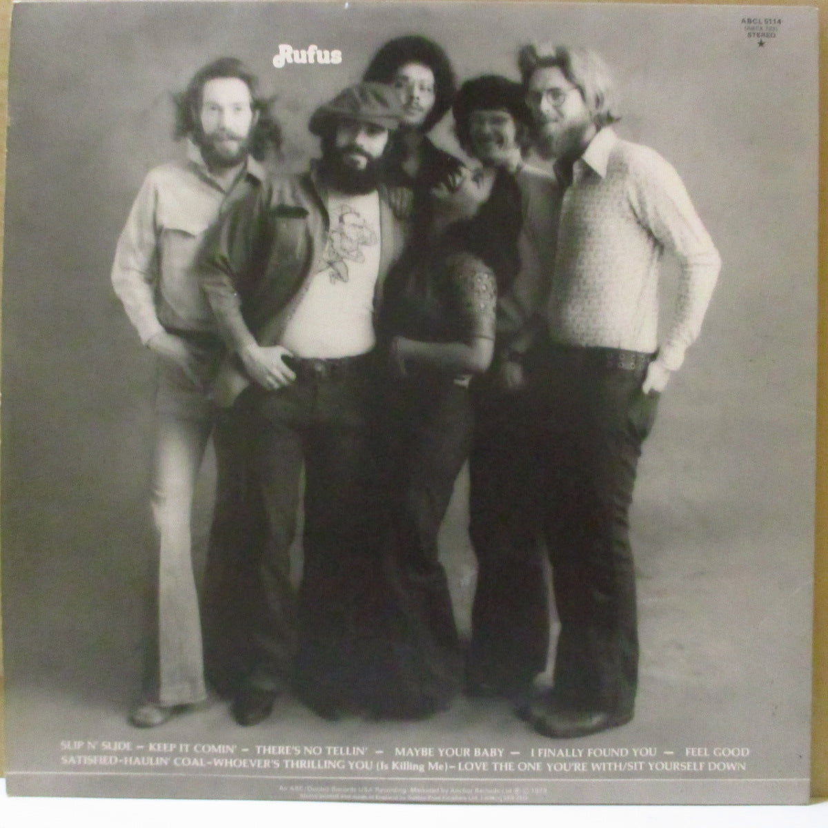 RUFUS (ルーファス = チャカ・カーン在籍)  - Rufus (1st) (UK '74 オリジナル・ステレオ LP/見開きジャケ)名作デビュー・アルバム！