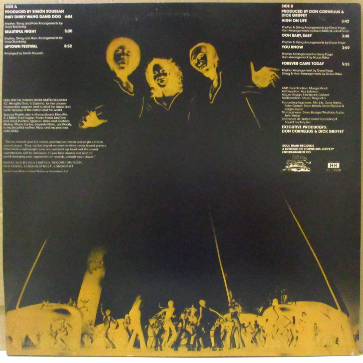 SHALAMAR (シャラマー)  - Uptown Festival (UK '77 オリジナル・ステレオ LP)「ソウル・トレイン」ディスコグループ、デビュー・アルバム！