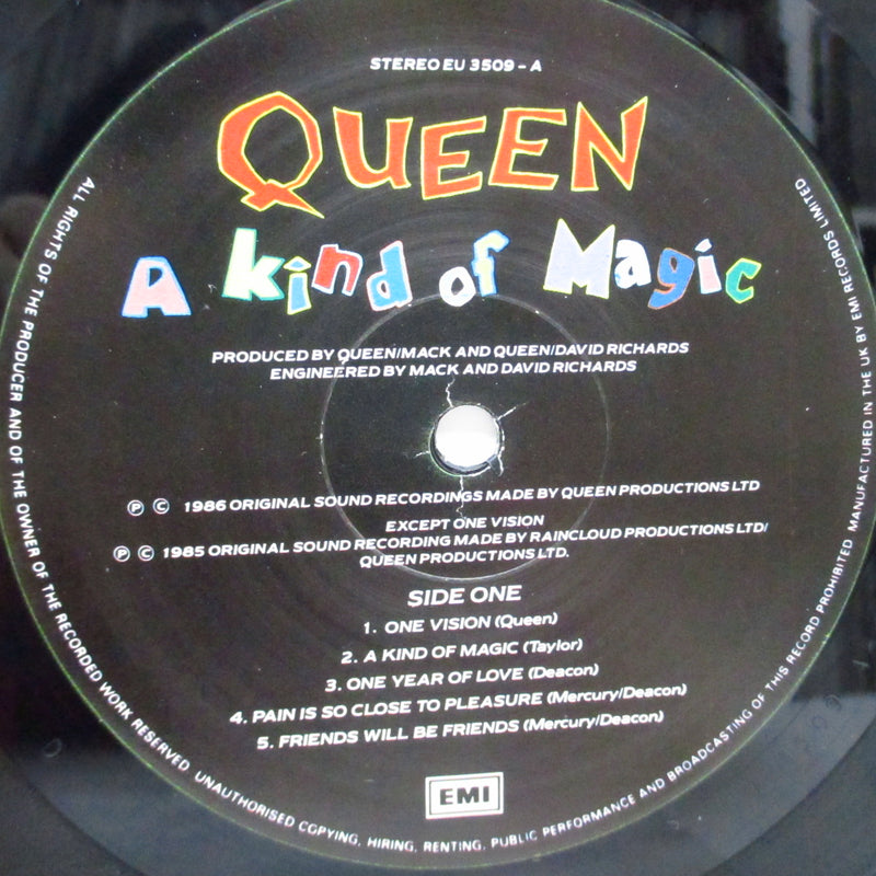 QUEEN (クイーン)  - A Kind Of Magic (UK オリジナル LP+インナー/見開ジャケ)