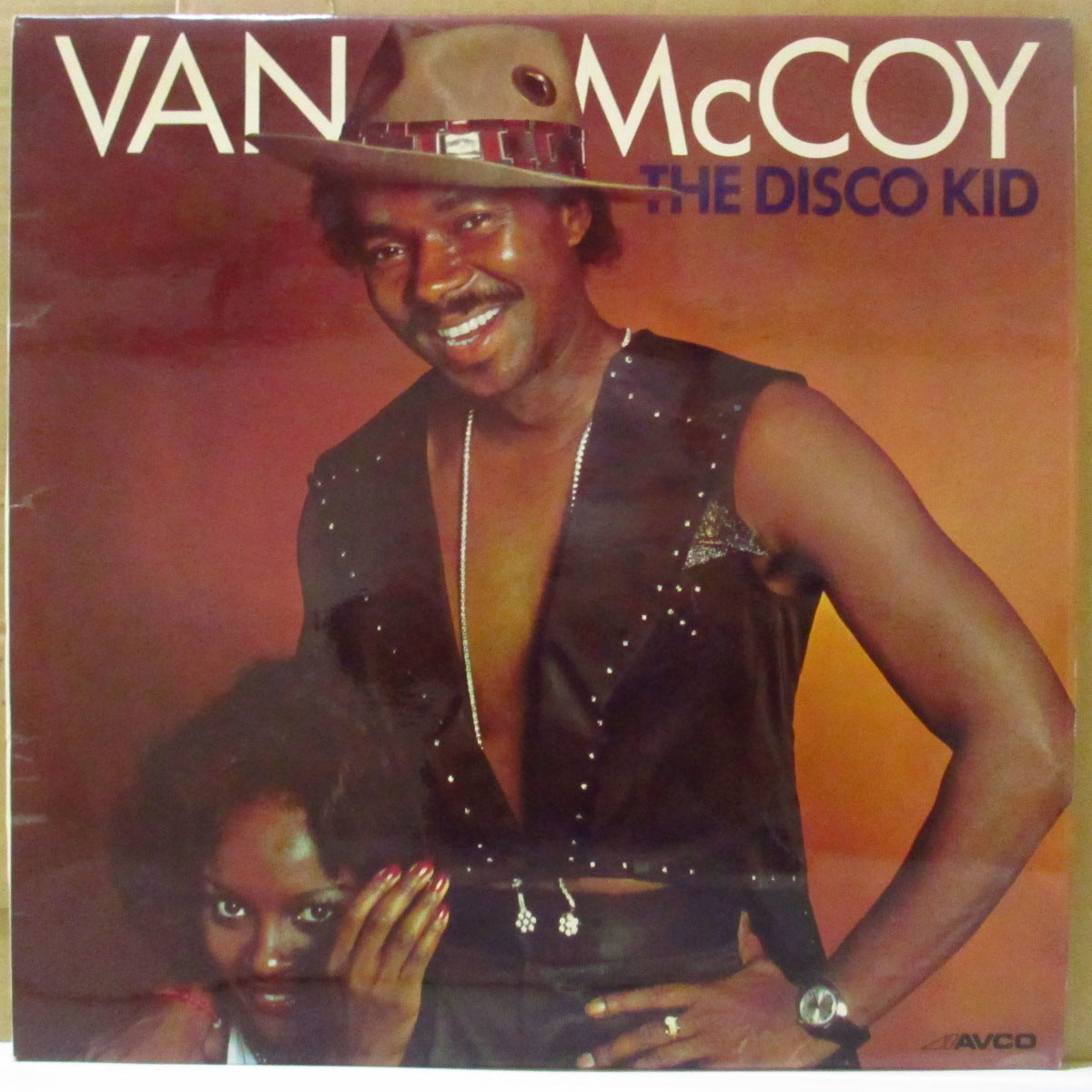 VAN McCOY (ヴァン・マッコイ)  - The Disco Kid (UK '75 オリジナル・ステレオ LP/両面コーティング・ジャケ)「ザ・ハッスル」フォローアルバム、英美品！