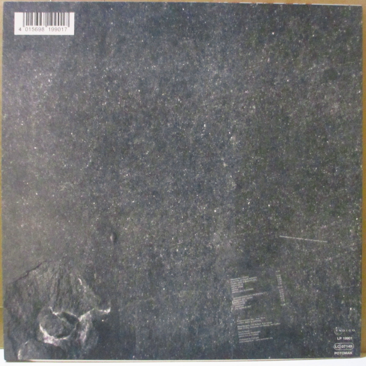 EINSTURZENDE NEUBAUTEN (アインシュテュルツェンデ・ノイバウテン)  - Zeichnungen Des Patienten O.T. / Drawings Of O.T. (EU '02 リマスター再発 LP+インナー) '83年2ndアルバム