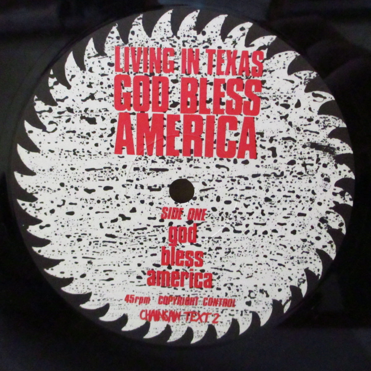 LIVING IN TEXAS (リヴィング・イン・テキサス)  - God Bless America +3 (UK '84 オリジナル4曲入り 12インチ)