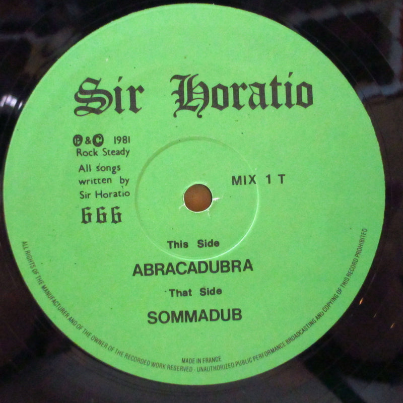 SIR HORATIO [ A CERTAIN RATIO ]  (サー・ホレシオ [ア・サーティン・レシオ] )  - Abracadudra (UK オリジナル 12インチ)