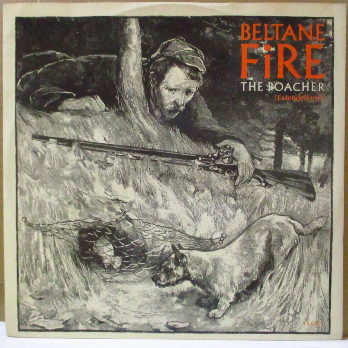 BELTANE FIRE (ベルテイン・ファイヤー： 元ブルーキャッツ)  - The Poacher - Extened Mix +2 (UK '85 オリジナル3曲入り 12インチ/光沢折り返しジャケ)