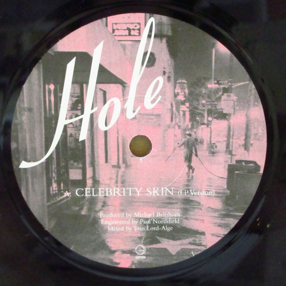 HOLE (ホール)  - Celebrity Skin (UK オリジナル 7インチ+光沢固紙ジャケ)